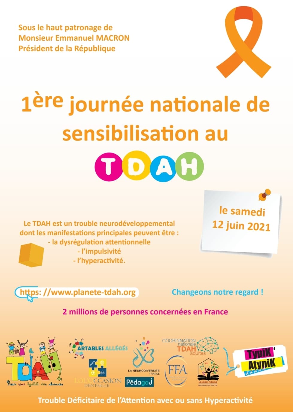 Journée Nationale de Sensibilisation au TDAH
